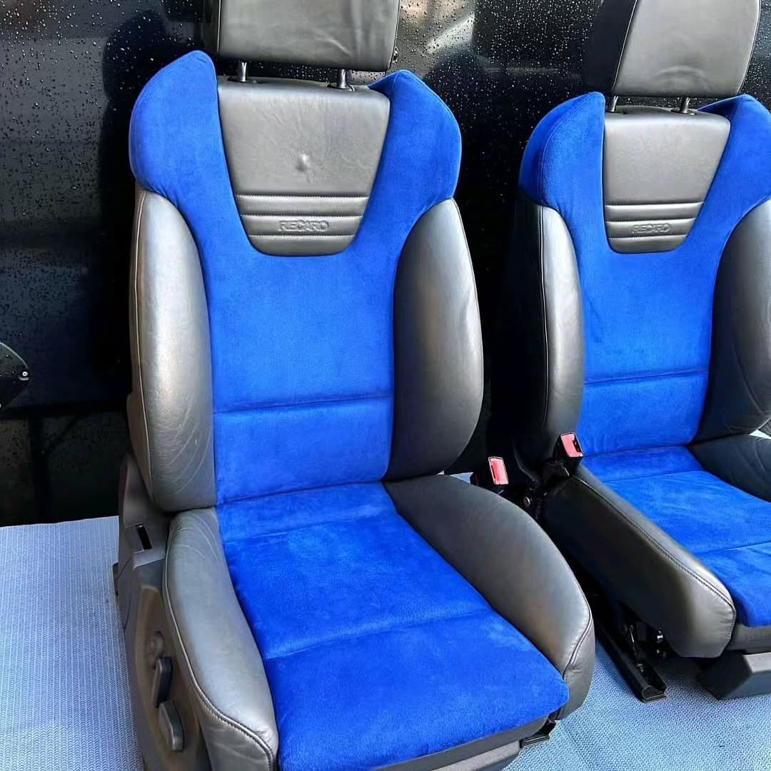 Nogaro blue alcantara seats off b6 Audi s4. - Image 4