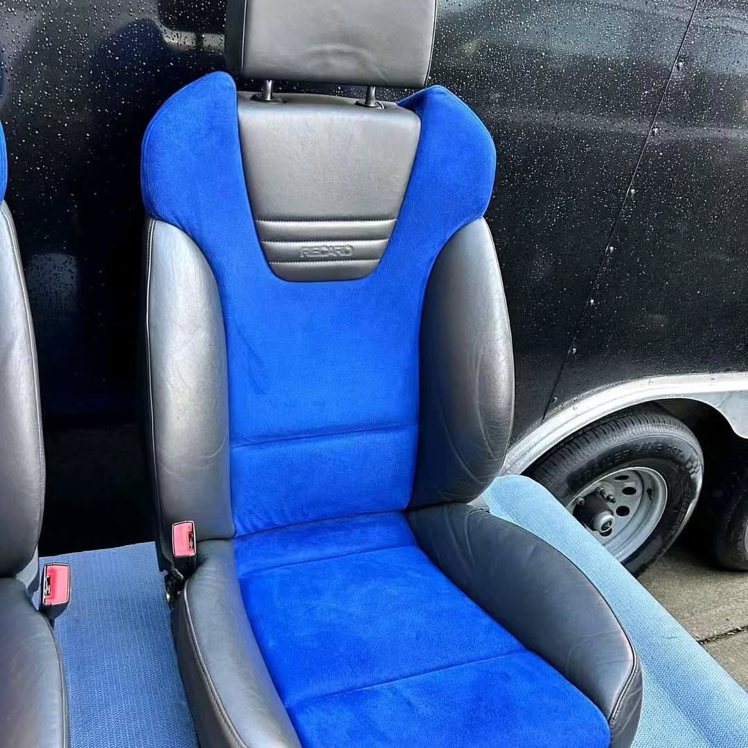 Nogaro blue alcantara seats off b6 Audi s4. - Image 7