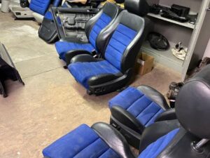 Front and Rear Nogaro Alcantara Seats for An Audi B5 Avant